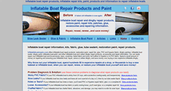 Desktop Screenshot of inflatableboatrepairs.com
